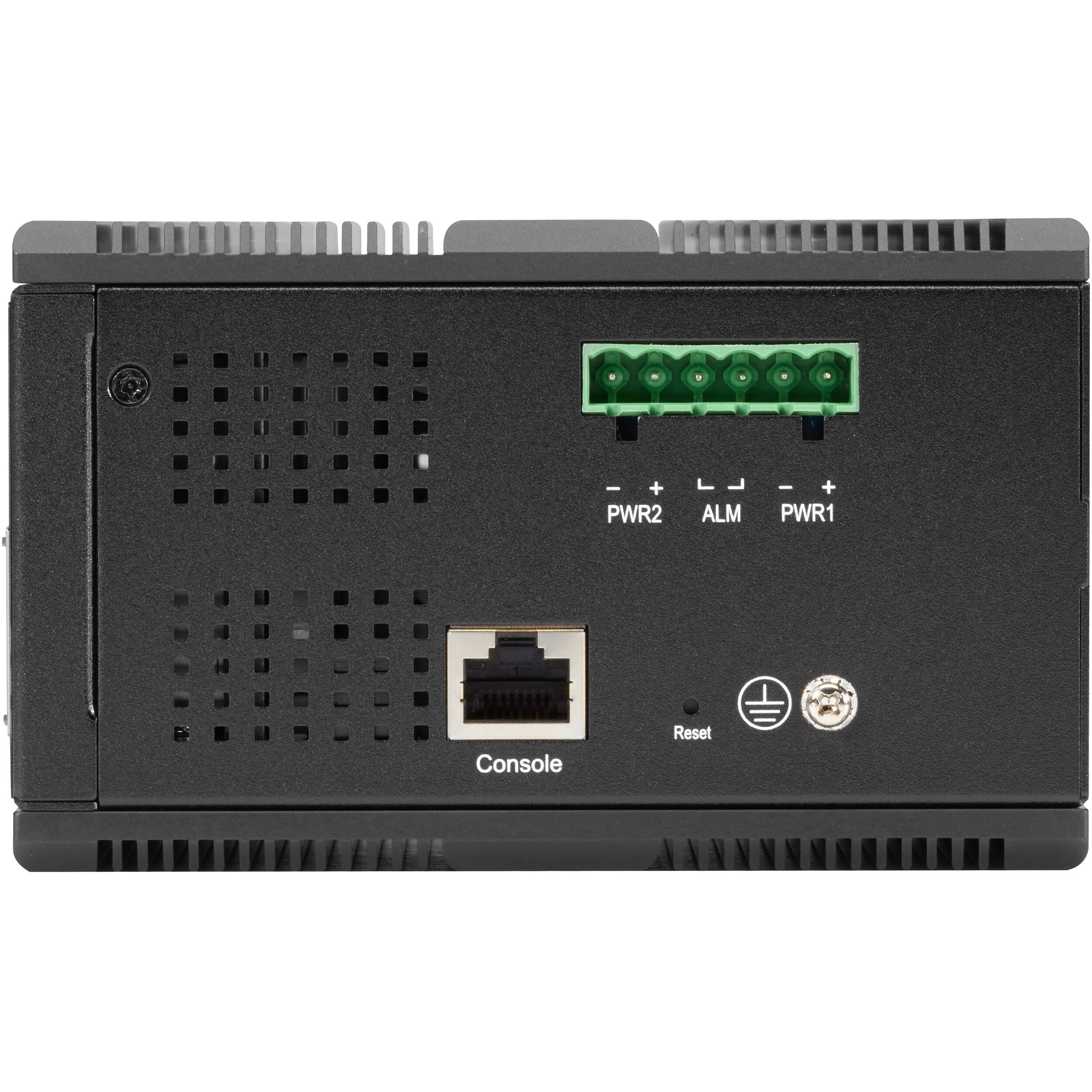 Black Box LIE1014A managed industrial Gigabit PoE+ switch with 8 ports for extreme-temperature deployments — view 4