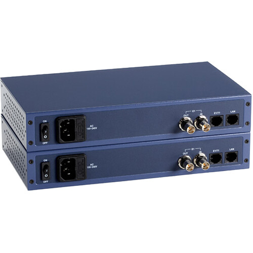 Black Box LR0301A-KIT Ethernet extender kit for T1/E1 1-port legacy network extension — view 2
