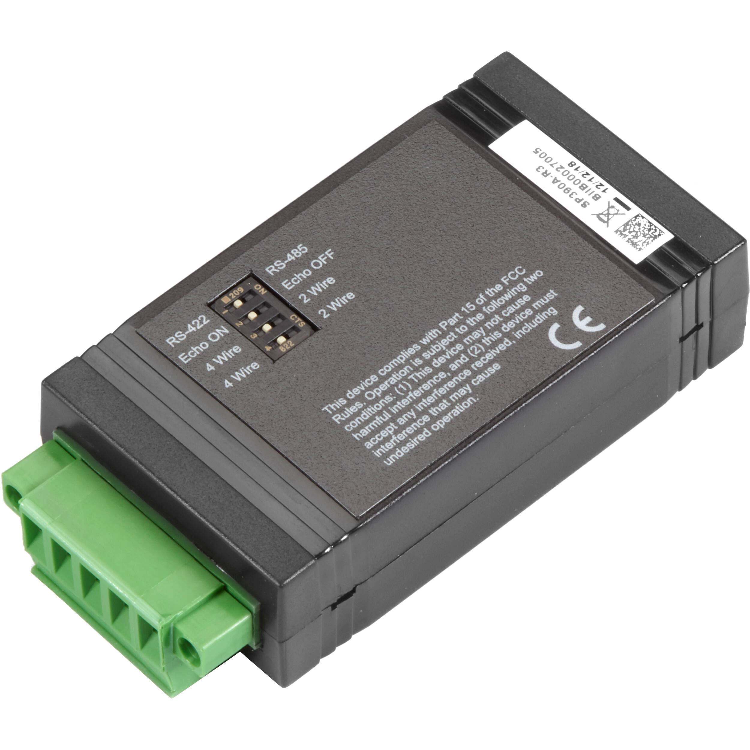 Black Box USB to RS422/485 converter with opto-isolation for industrial serial communication — view 2