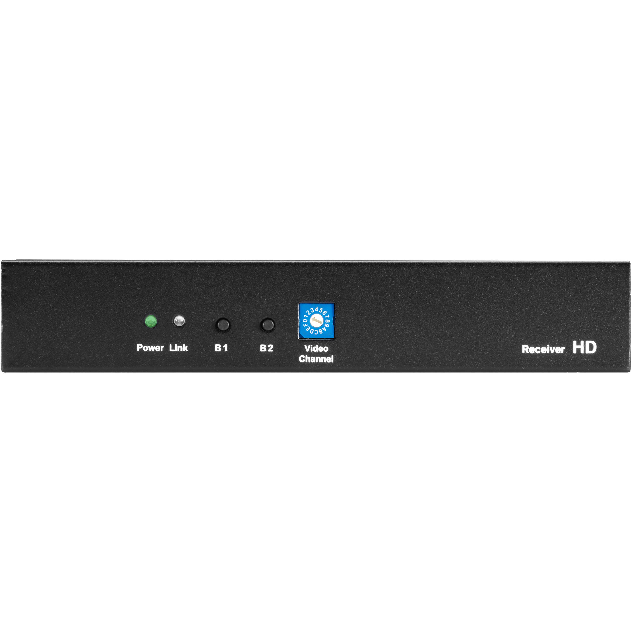 Black Box VX-HDMI-HDIP-RX HDMI IP HD extender receiver for Gigabit Ethernet video distribution — view 2