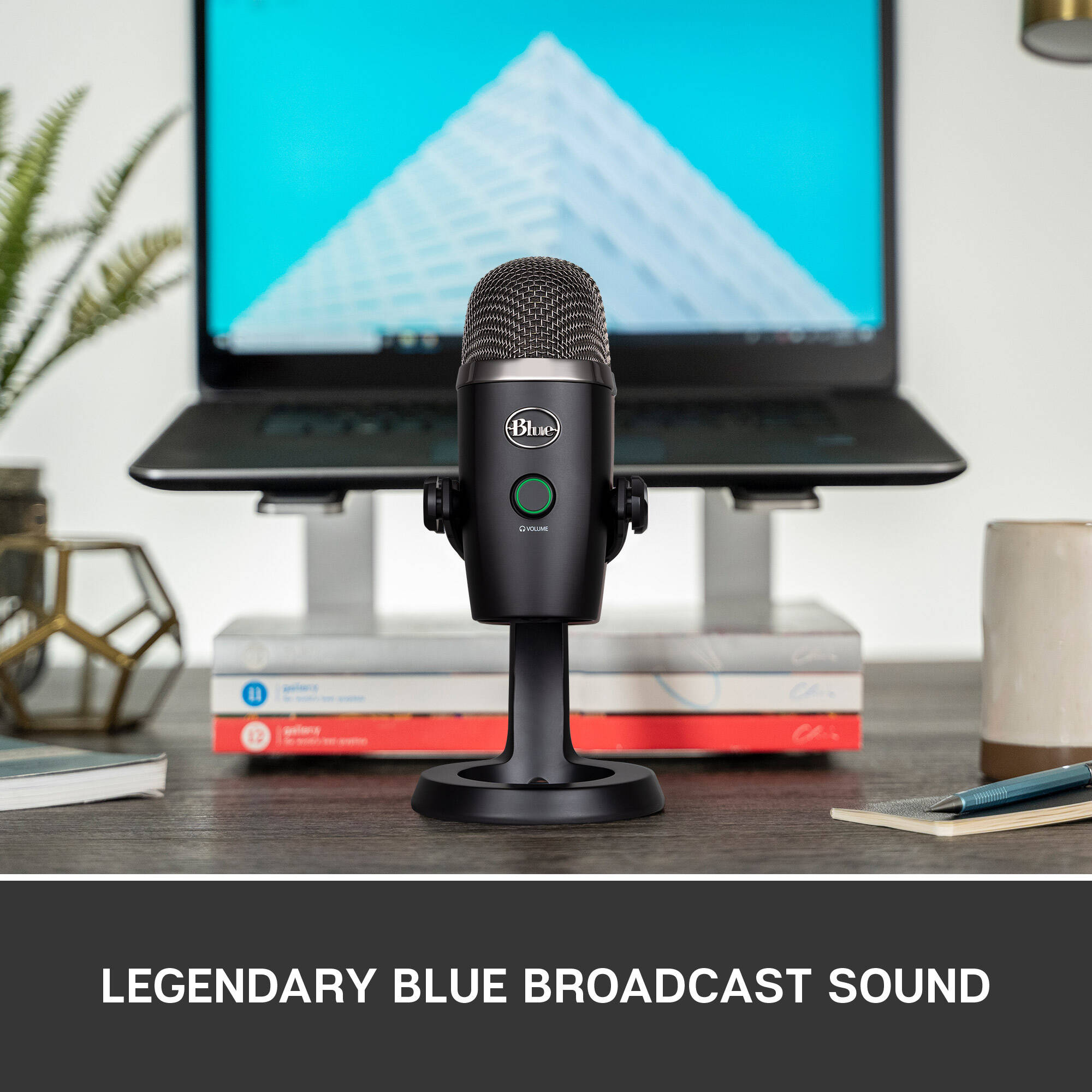 Blue Yeti Nano Black USB desktop microphone for streaming and podcasting — view 2