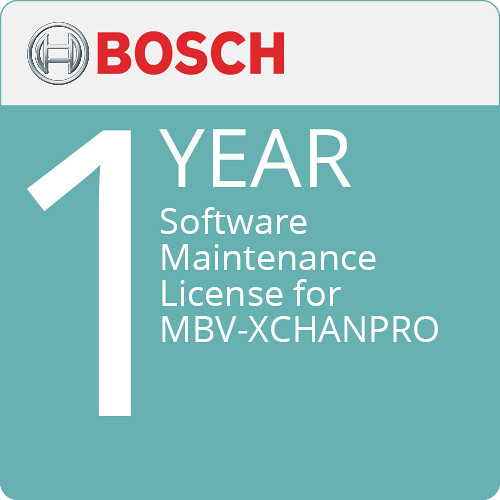 Bvms Software Maintenance Sma License for Mbv-Xchanpro, 1 Year