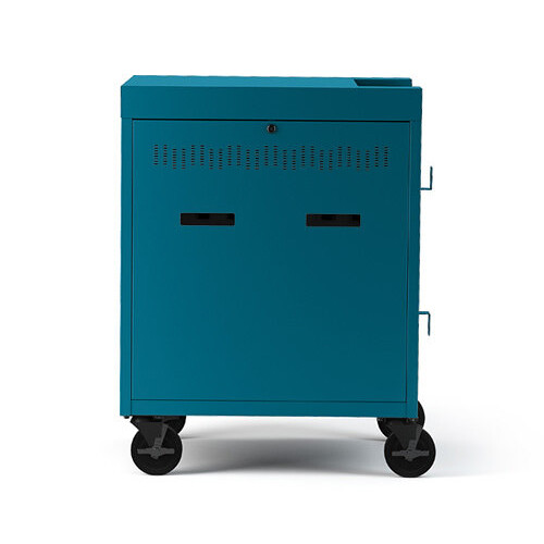 Bretford 16X Cube Cart TVC16USBC-PA mobile device storage cart — view 2