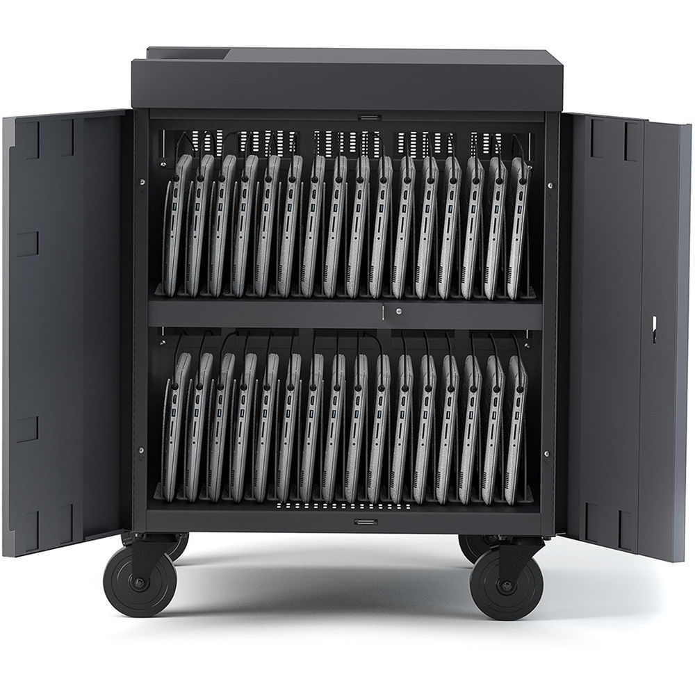 CHARGING CART AC FOR UP TO 32 DEVICES W/BACK PANEL,1.4 INCH W SLOTS — view 14