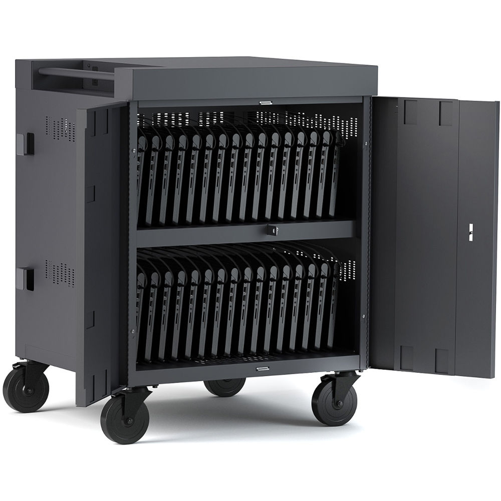 CHARGING CART AC FOR UP TO 32 DEVICES W/BACK PANEL,1.4 INCH W SLOTS — view 15
