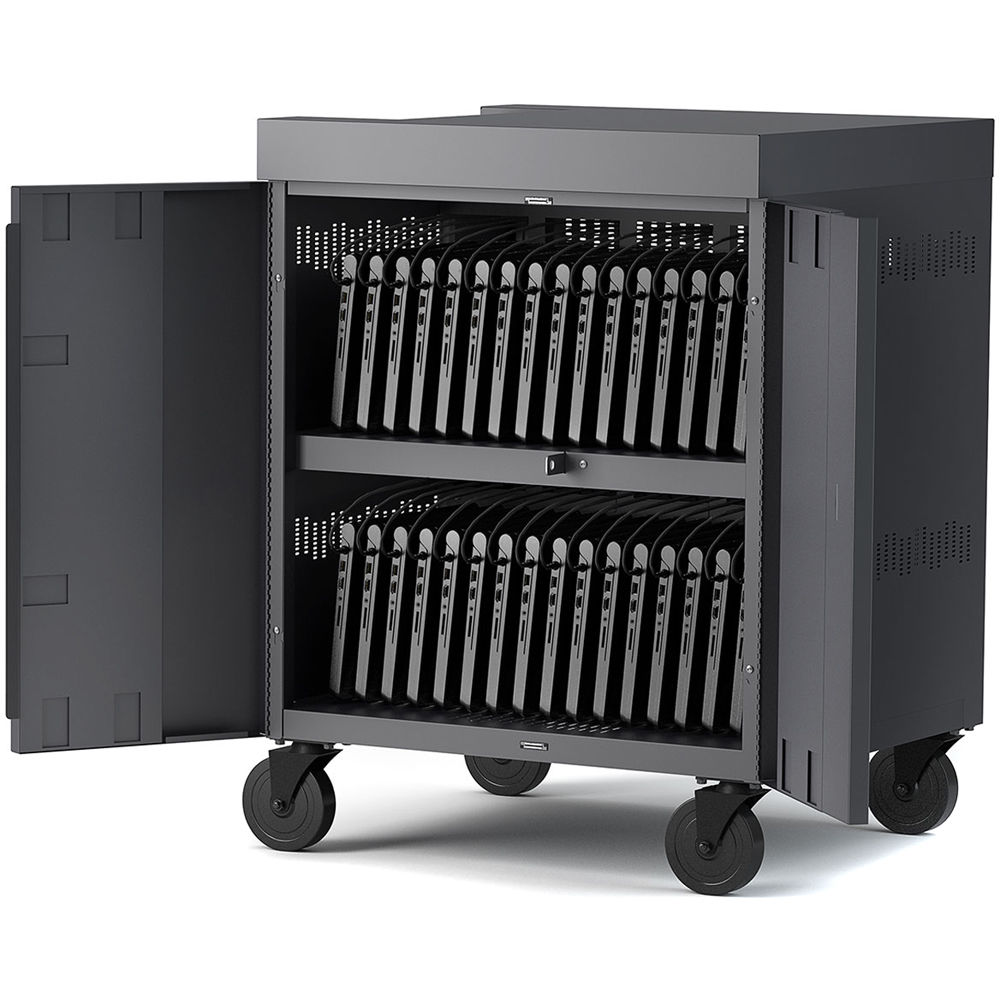 CHARGING CART AC FOR UP TO 32 DEVICES W/BACK PANEL,1.4 INCH W SLOTS — view 16