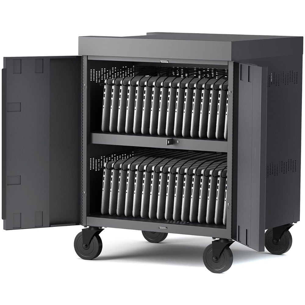 CHARGING CART AC FOR UP TO 32 DEVICES W/BACK PANEL,1.4 INCH W SLOTS — view 17
