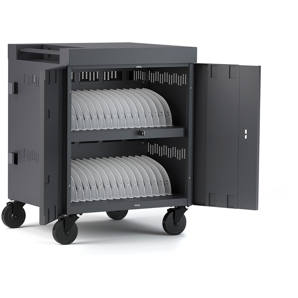 CHARGING CART AC FOR UP TO 32 DEVICES W/BACK PANEL,1.4 INCH W SLOTS — view 5