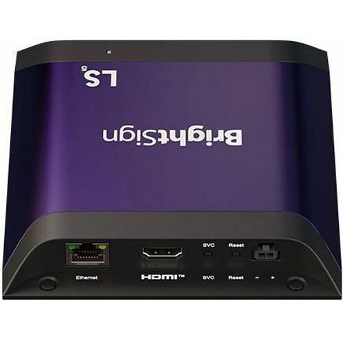 BrightSign LS425 Basic I/O media player for Full HD digital signage with USB-C and audio output — view 2