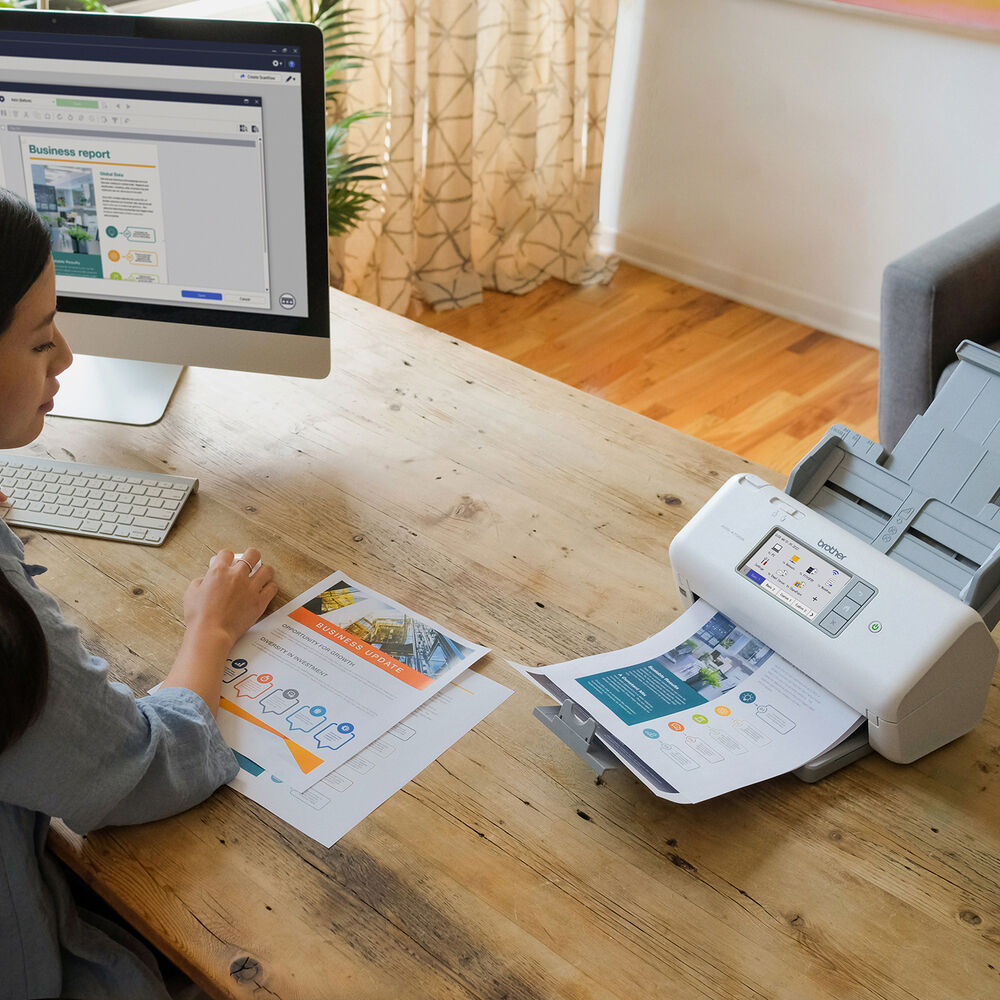 Brother ADS-4700W professional desktop document scanner for business workgroups — view 5