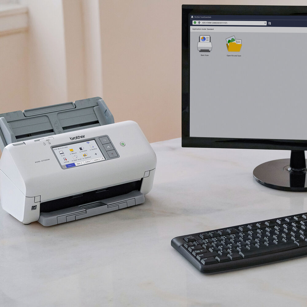 Brother ADS-4700W professional desktop document scanner for business workgroups — view 8
