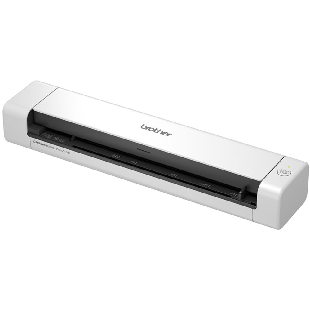 Brother DS740D dual CIS mobile scanner for duplex document scanning — view 3