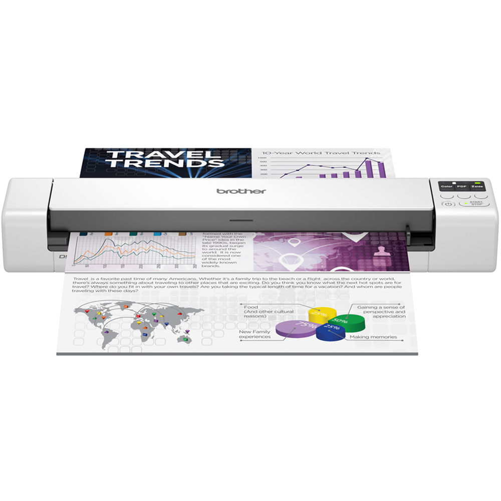 Brother DS940DW wireless dual CIS mobile scanner for duplex document capture — view 6