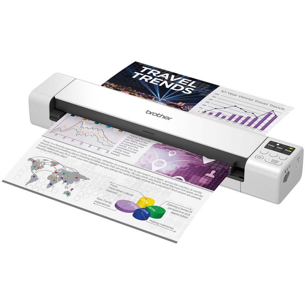 Brother DS940DW wireless dual CIS mobile scanner for duplex document capture — view 7