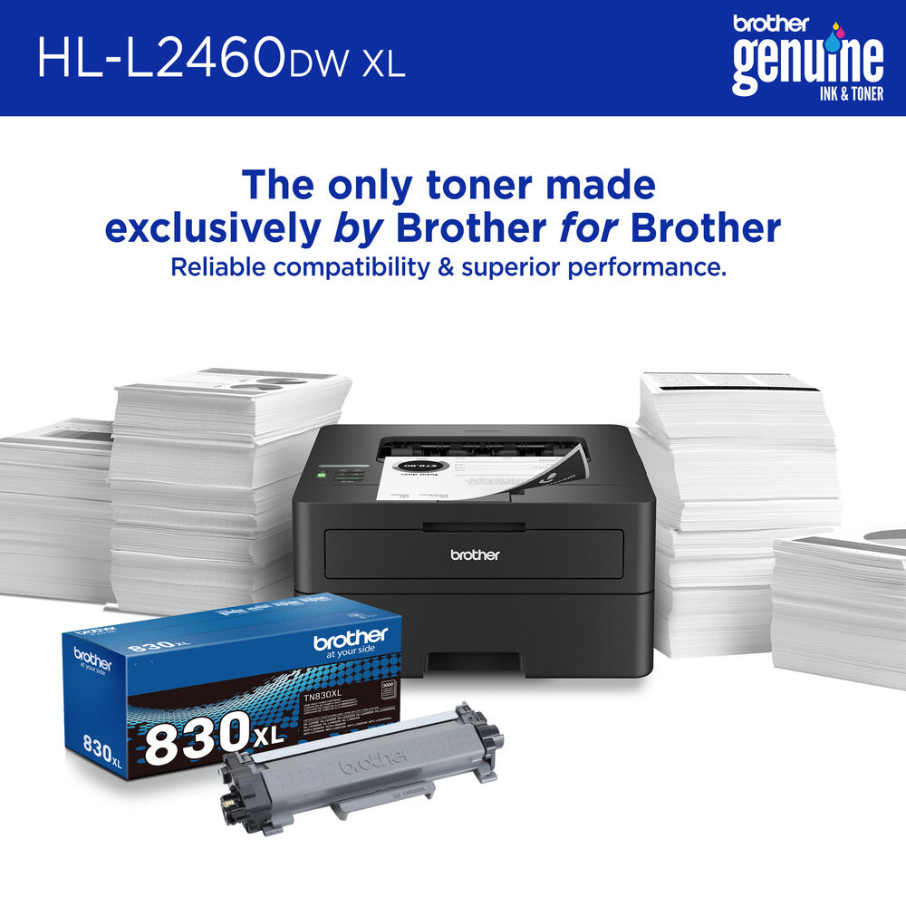 BROTHER INTL (PRINTERS) BROTHER HL-L2460DW XL PRINTER BROTHER HL-L2460DW XL MONO LASER — view 4