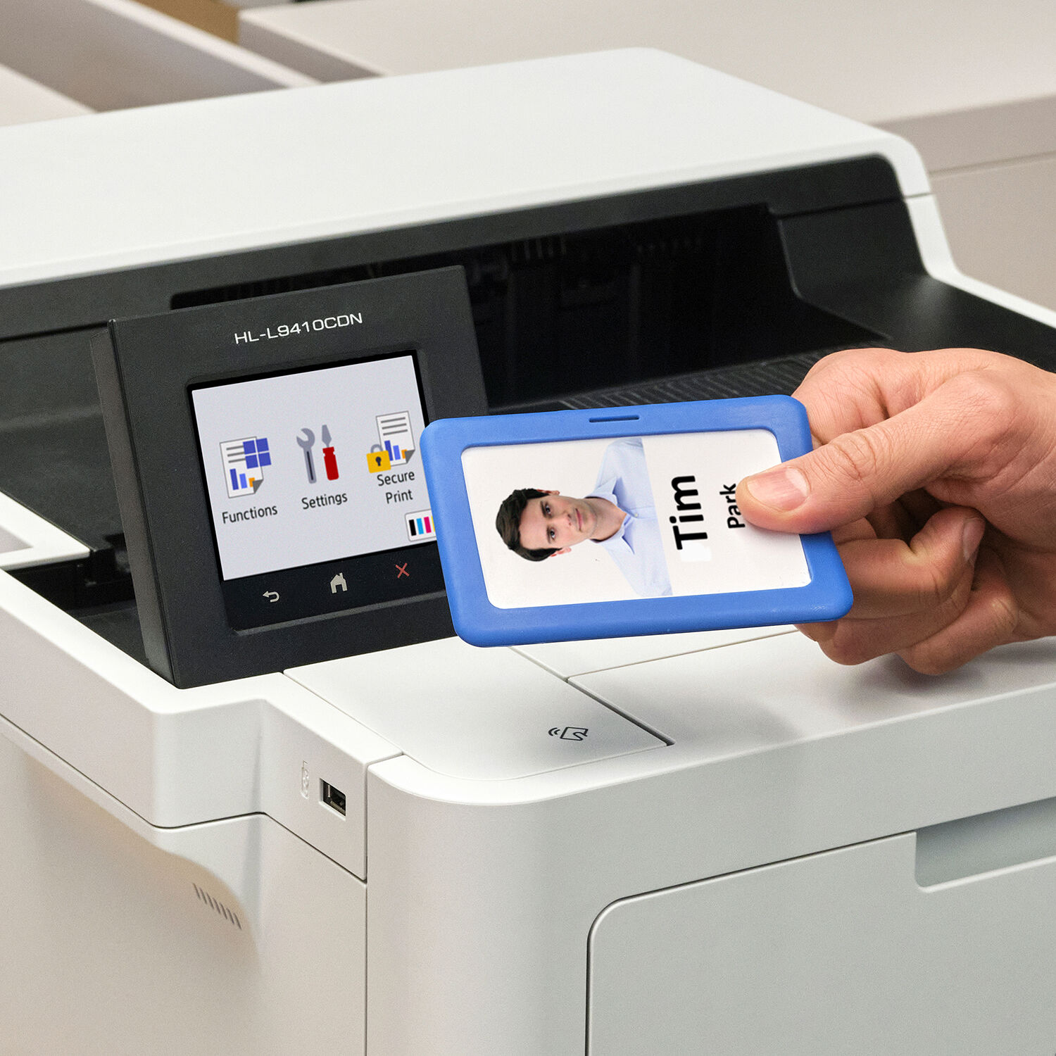 Brother HL-L9410CDN enterprise color laser printer with duplex printing and Ethernet connectivity — view 6