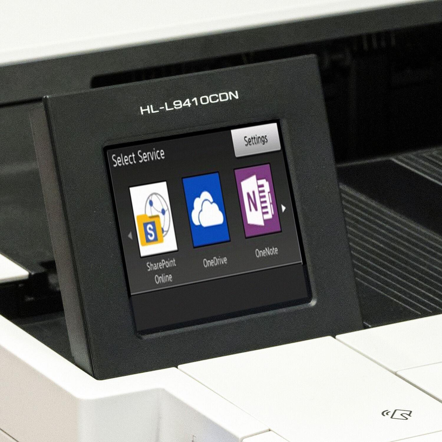 Brother HL-L9410CDN enterprise color laser printer with duplex printing and Ethernet connectivity — view 7
