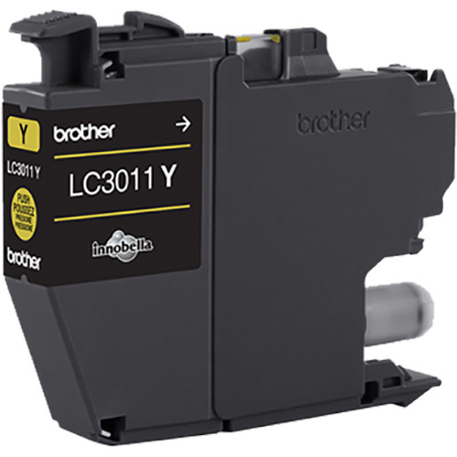Brother LC3011Y standard yellow ink cartridge for MFC-J491DW, MFC-J497DW, MFC-J690DW, and MFC-J895DW printers — view 3