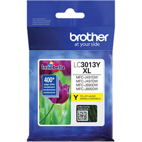 Brother LC3013Y high yield yellow ink cartridge for compatible Brother inkjet printers — view 5