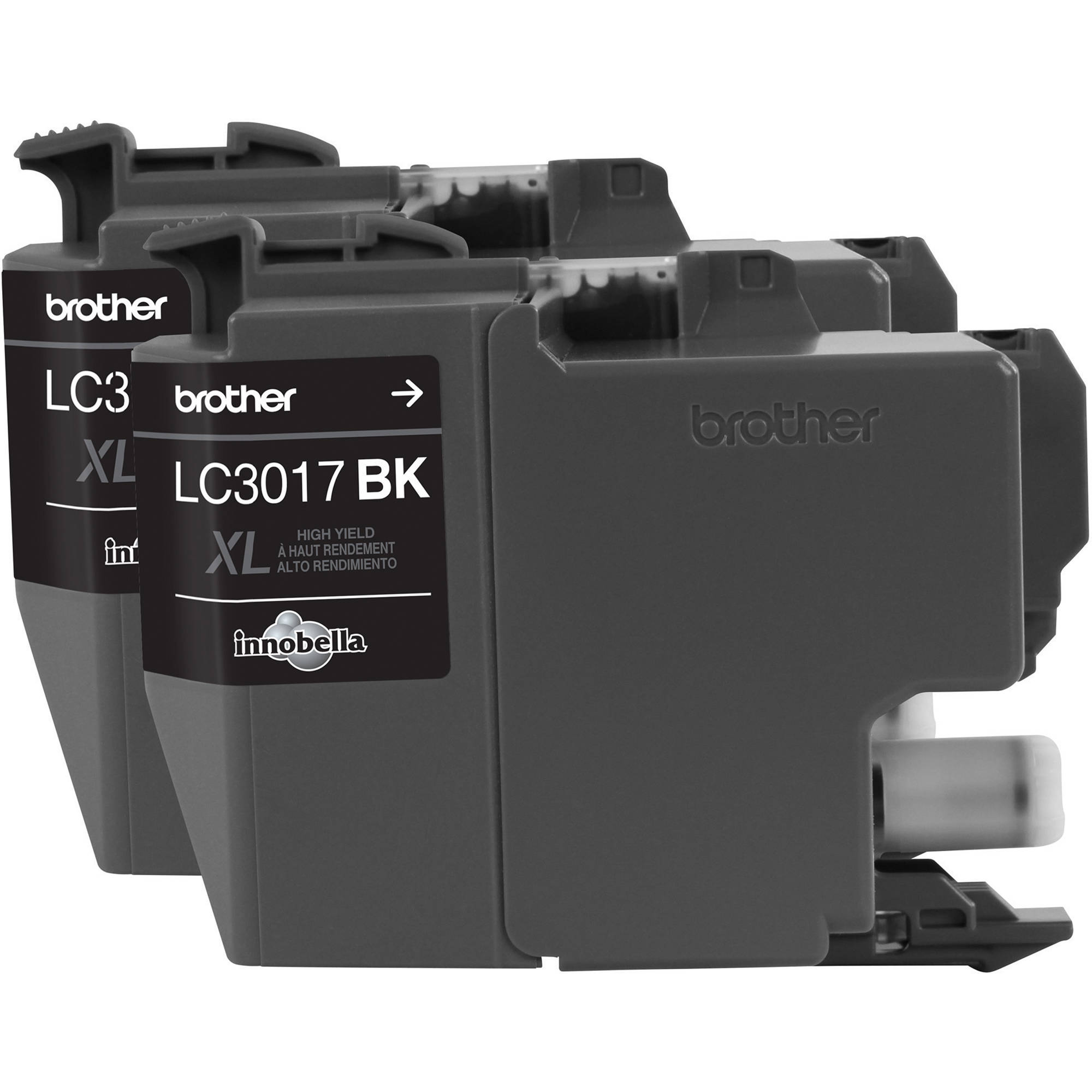 Brother LC30172PK high yield XL black ink cartridge 2-pack for compatible Brother printers — view 2