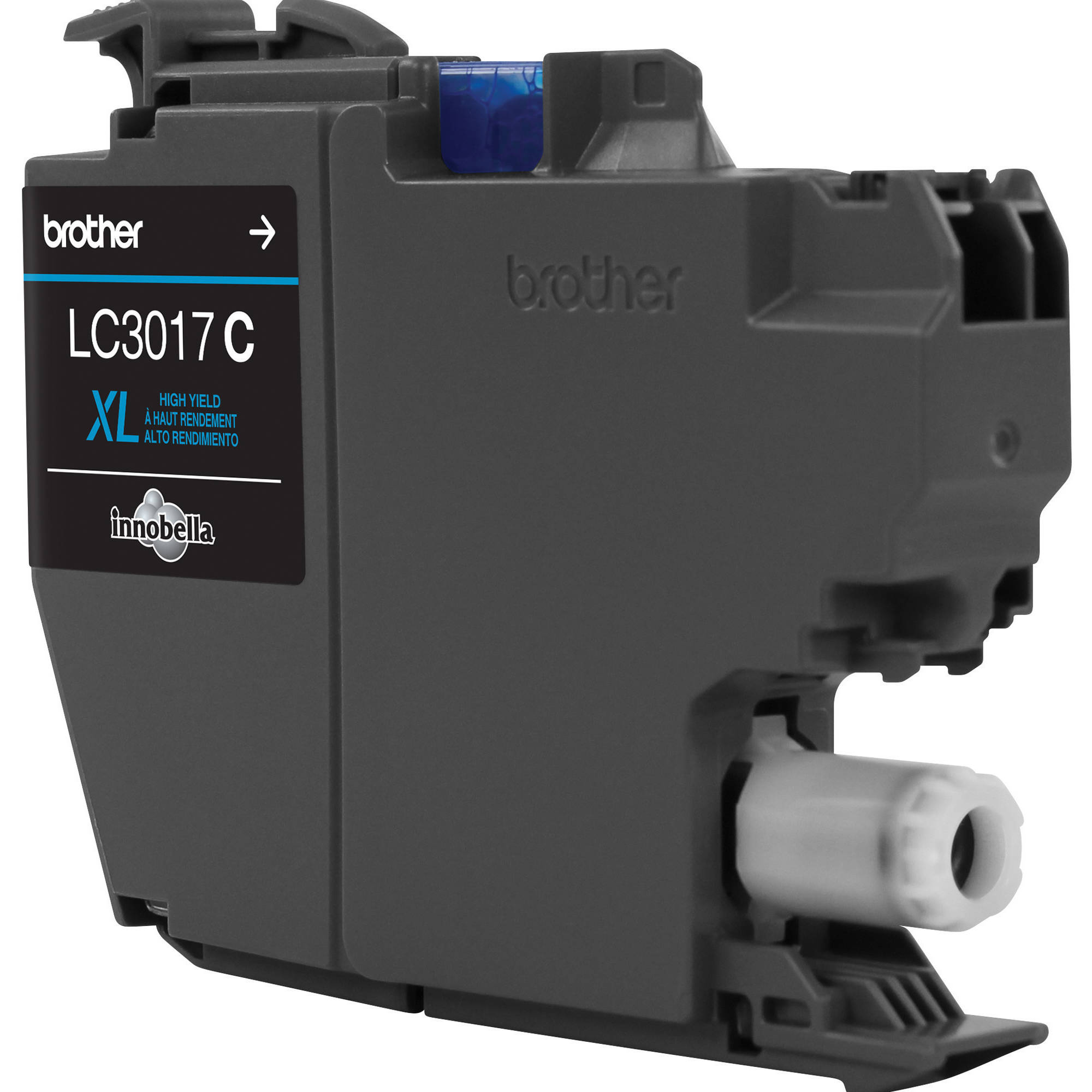 Brother LC3017C high yield XL cyan ink cartridge OEM replacement for Brother inkjet printers — view 3