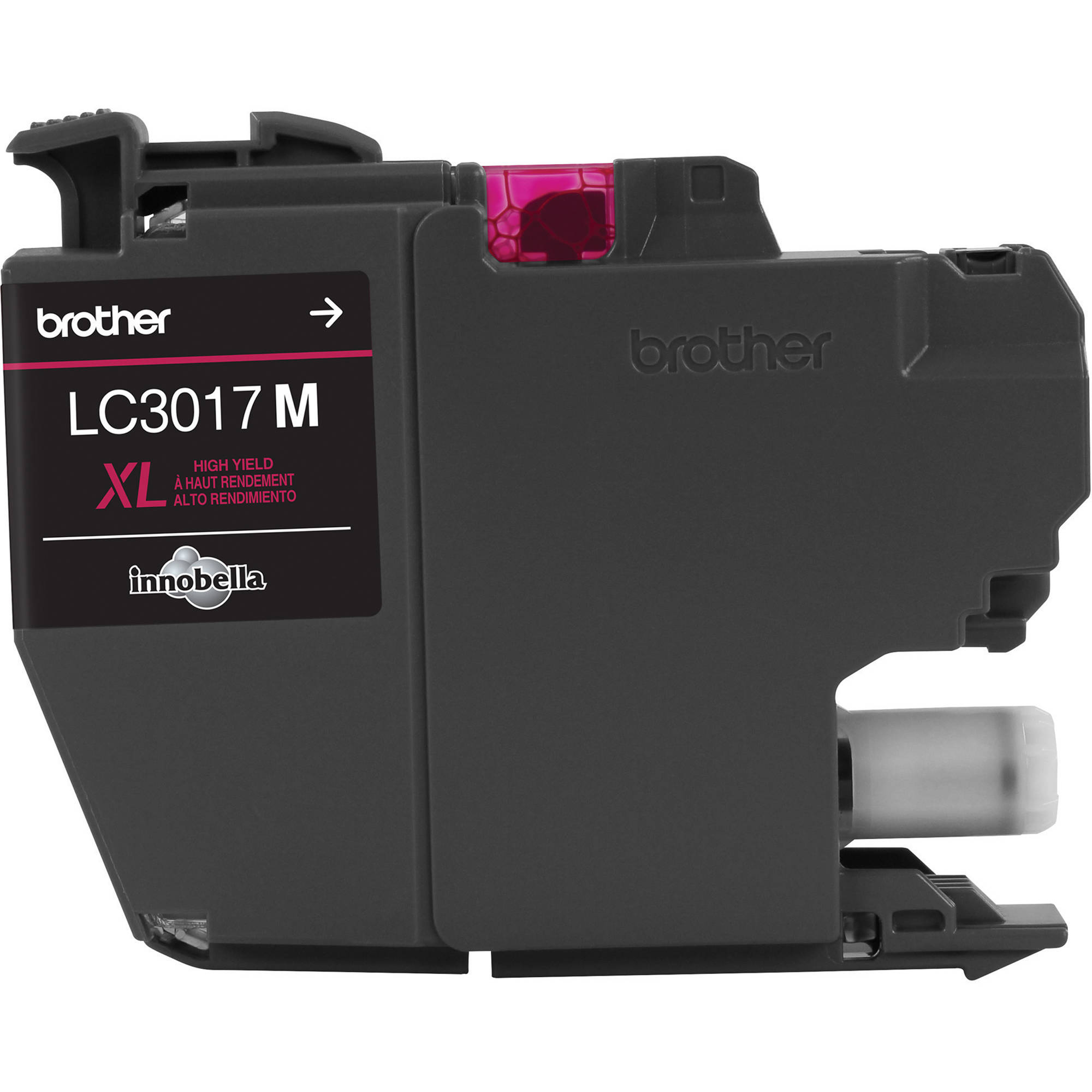 Brother LC3017M high yield XL magenta ink cartridge for select Brother inkjet printers — view 2