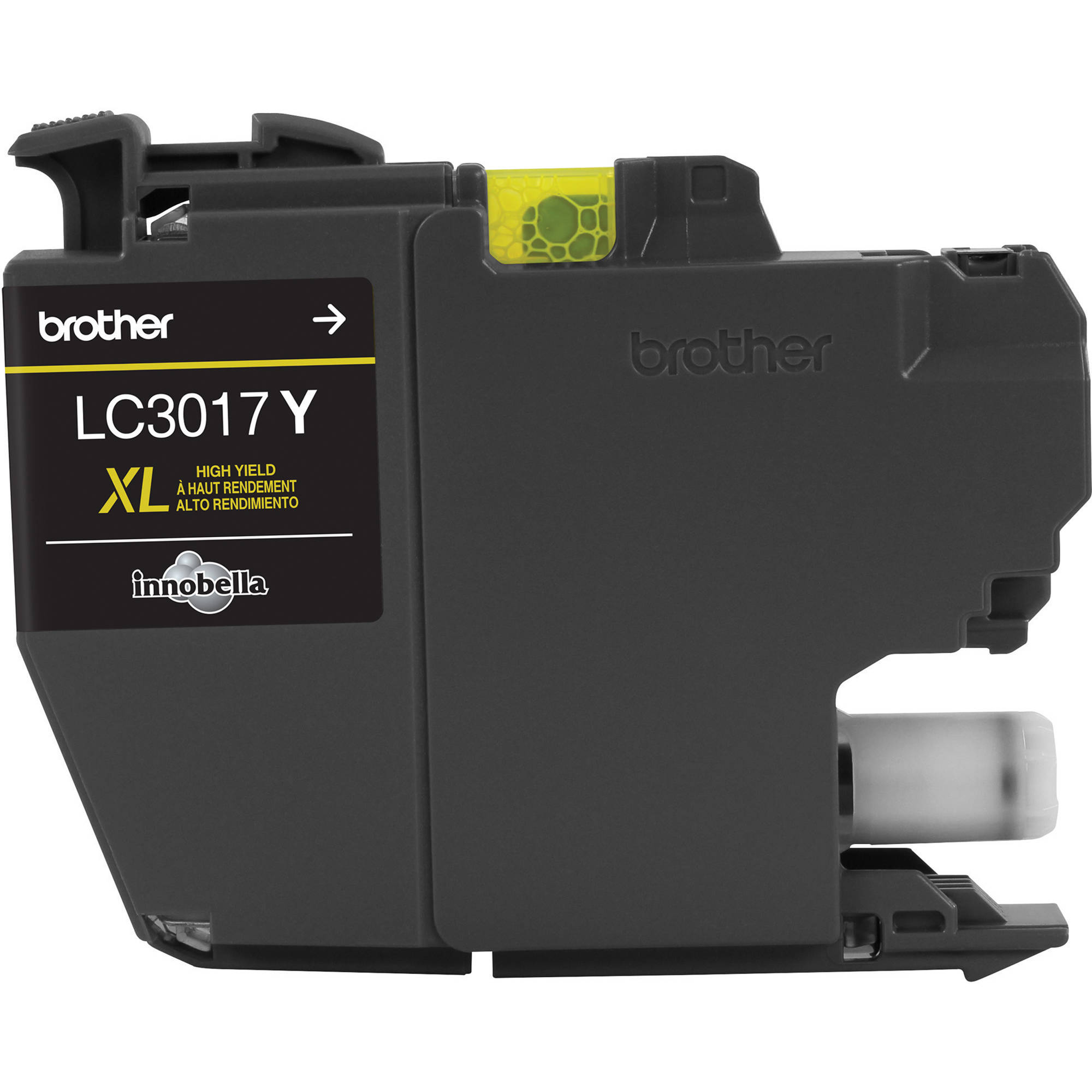Brother LC3017Y high-yield XL yellow ink cartridge OEM supply for select Brother printers — view 2