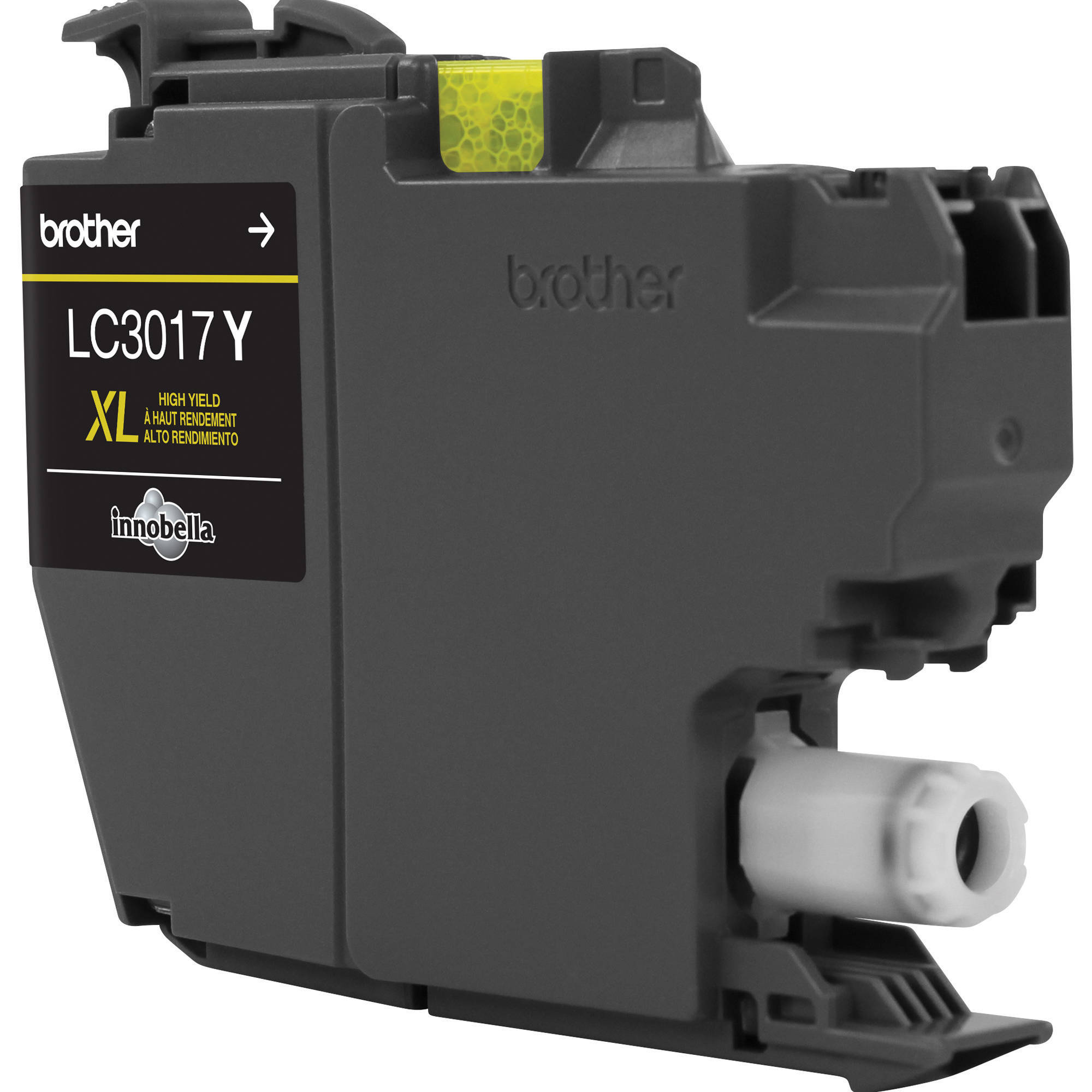 Brother LC3017Y high-yield XL yellow ink cartridge OEM supply for select Brother printers — view 3