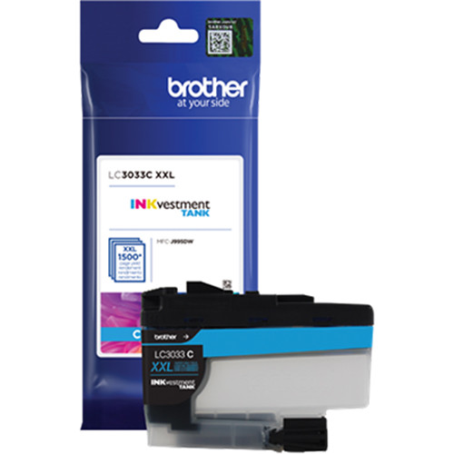 Brother LC3033C super high yield cyan ink cartridge — view 4