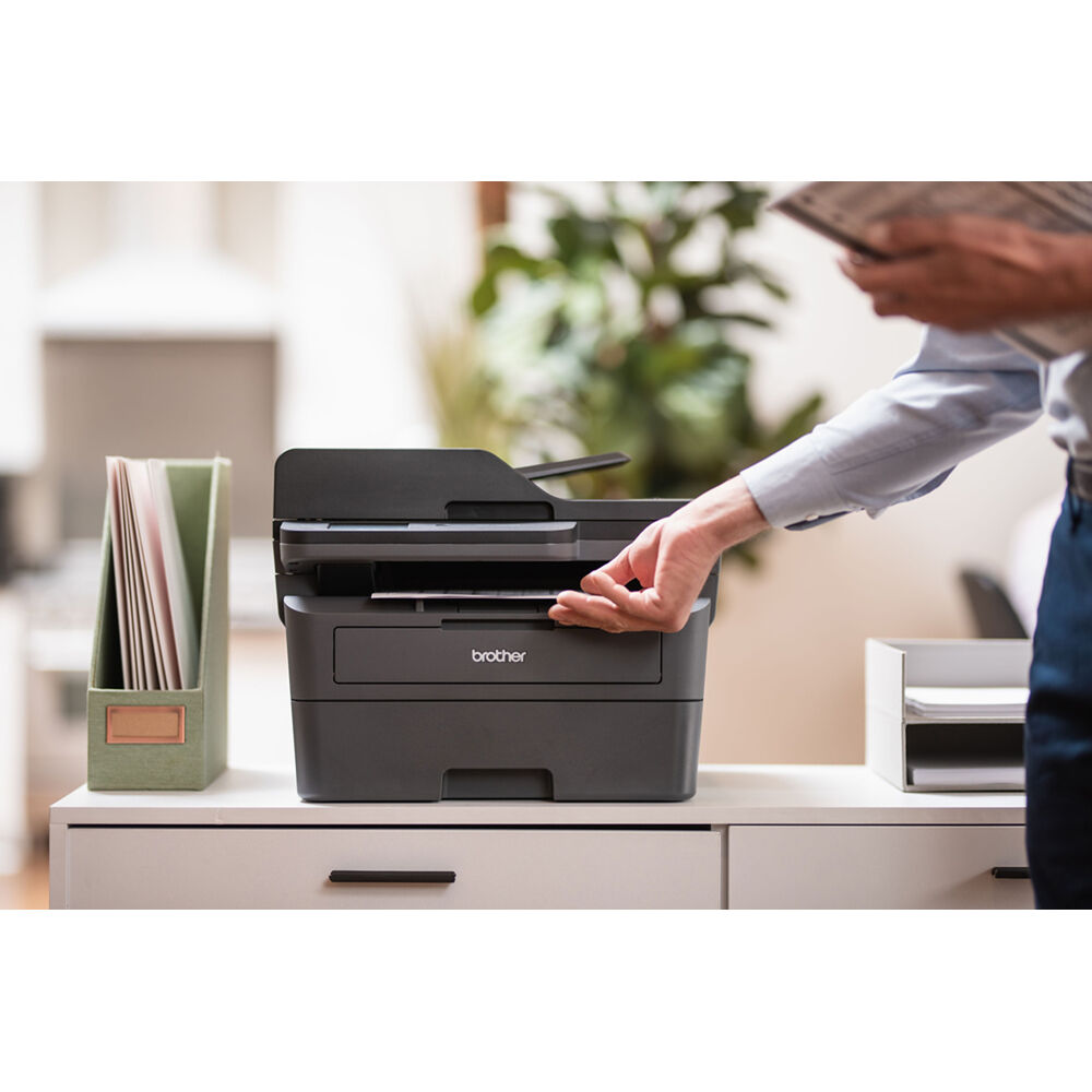 Brother MFC-L2820DW monochrome laser all-in-one printer with wireless and duplex printing — view 4