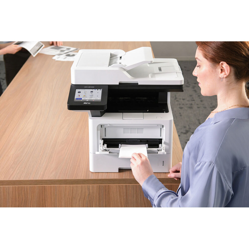 Brother MFC-L5915DW monochrome laser all-in-one printer with duplex printing and touchscreen — view 4