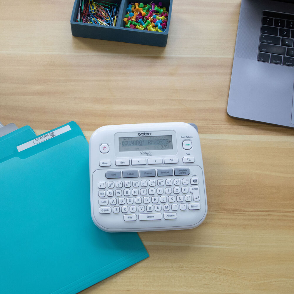 Brother P-touch PT-D220 desktop label maker for office organization — view 3
