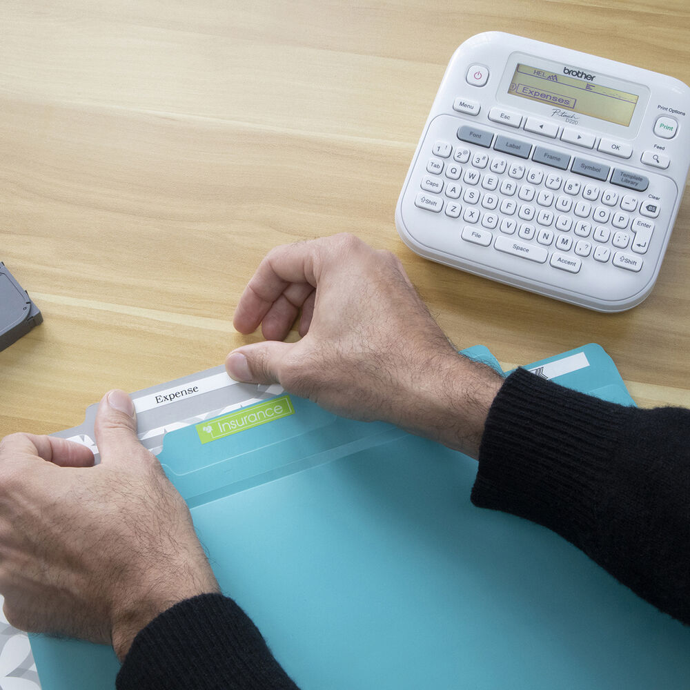 Brother P-touch PT-D220 desktop label maker for office organization — view 4