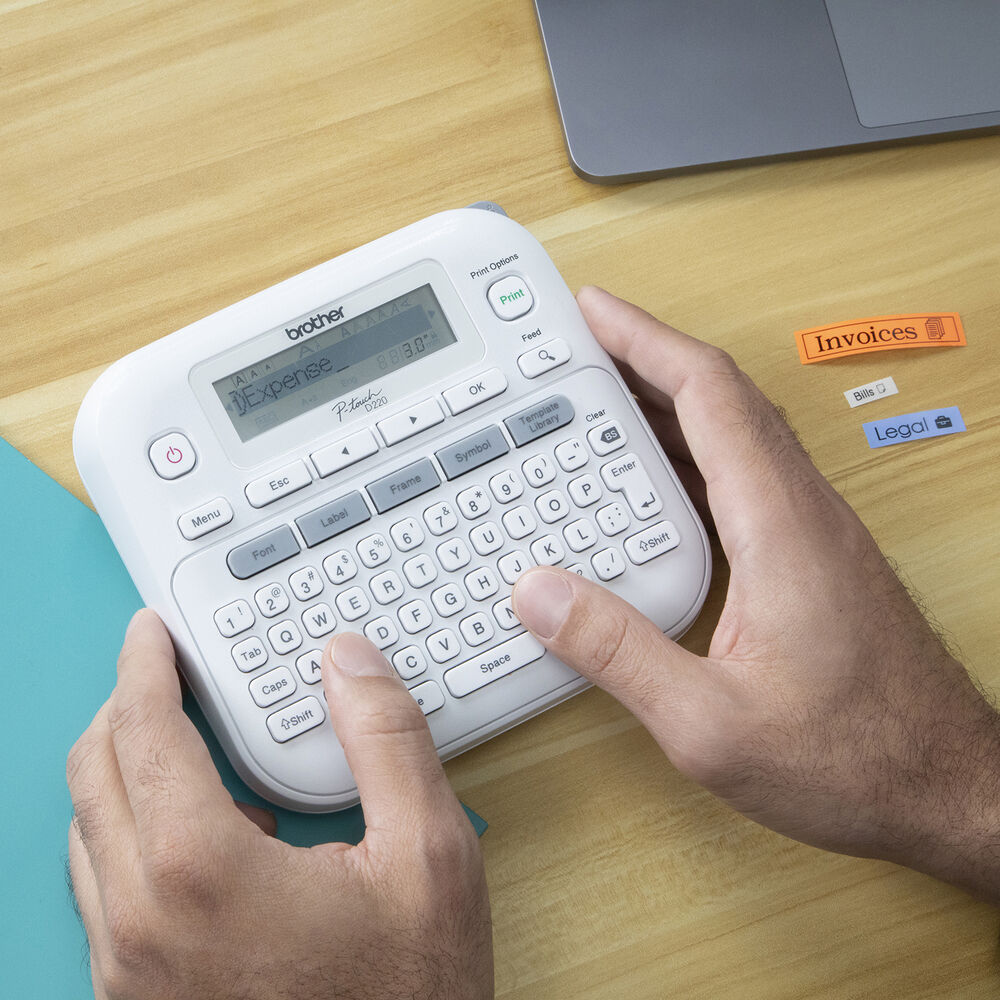 Brother P-touch PT-D220 desktop label maker for office organization — view 5