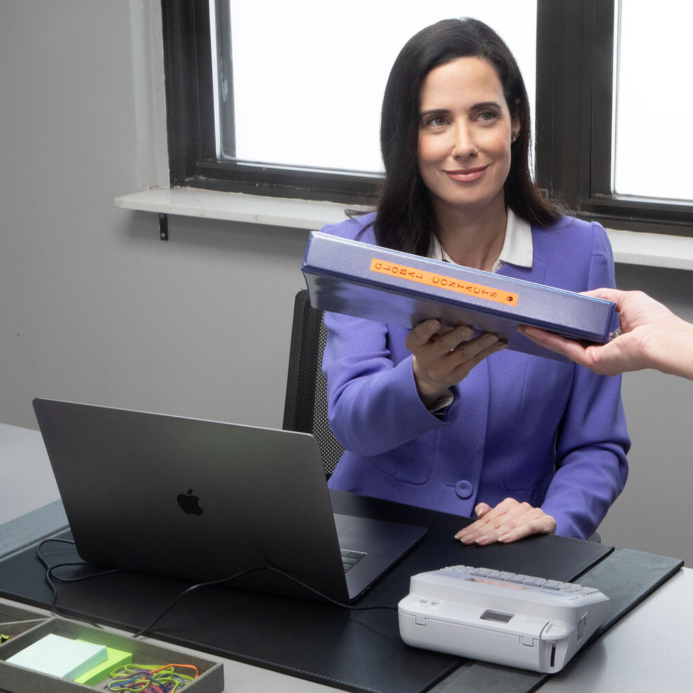 Brother P-touch PT-D410 desktop label maker for office, cable, and asset labeling — view 4