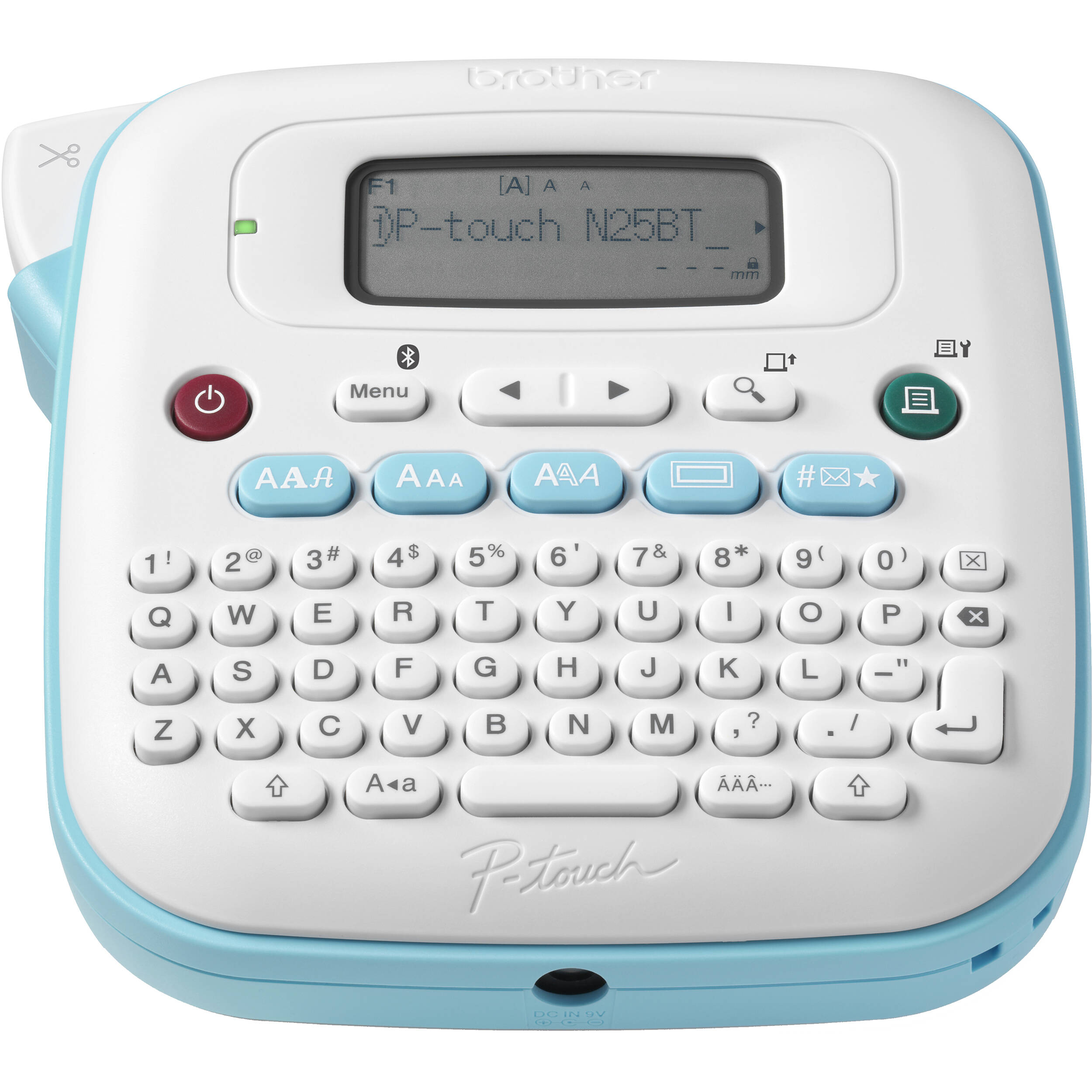 Brother P-touch PT-N25BT personal connected desktop label maker with Bluetooth and QWERTY keyboard — view 2