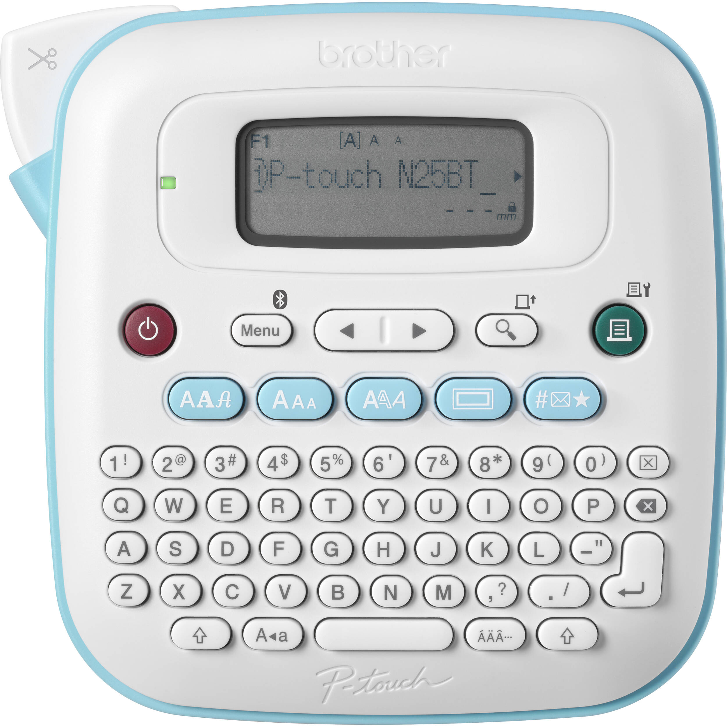 Brother P-touch PT-N25BT personal connected desktop label maker with Bluetooth and QWERTY keyboard — view 3