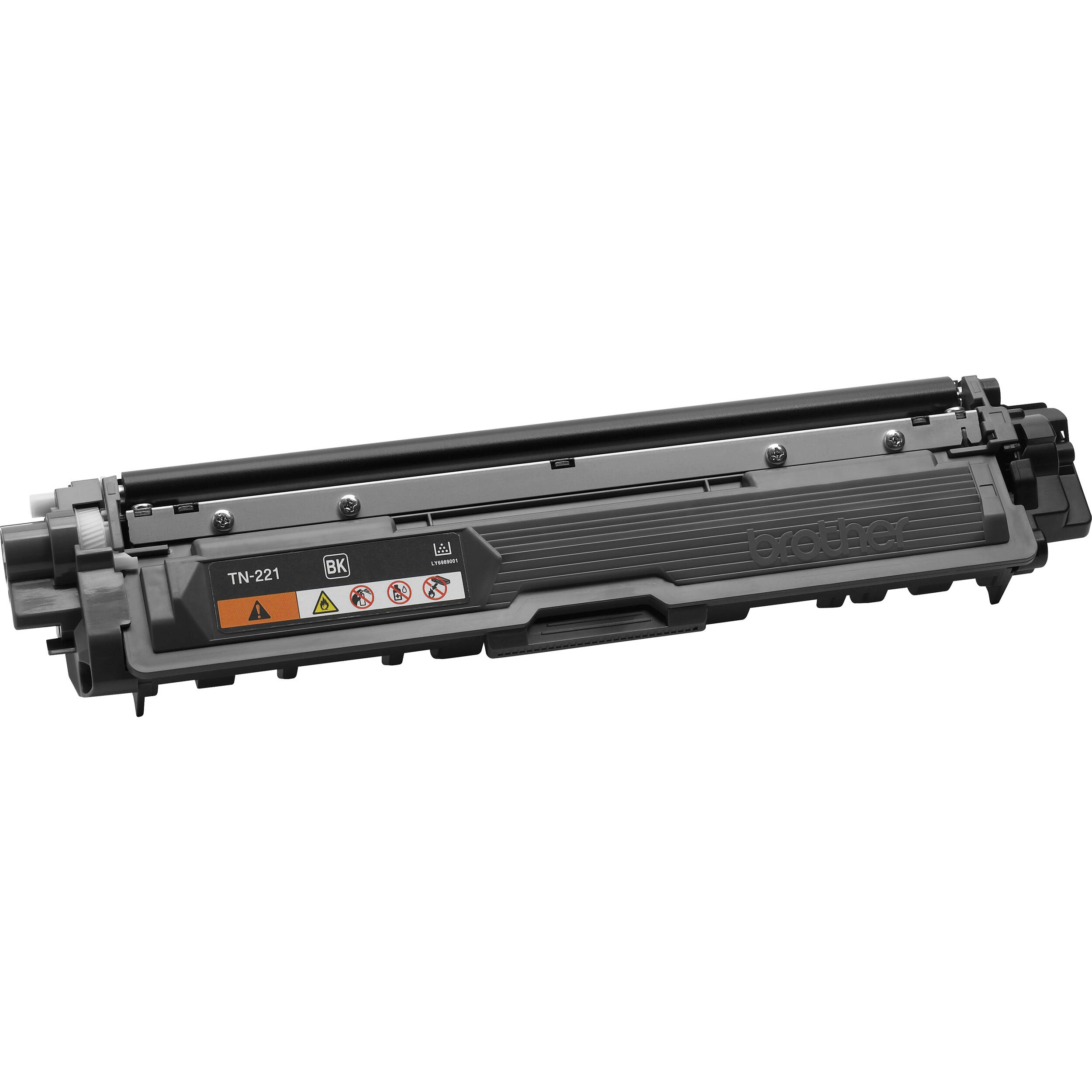 Brother TN-221BK standard yield black toner cartridge for select Brother laser printers — view 2