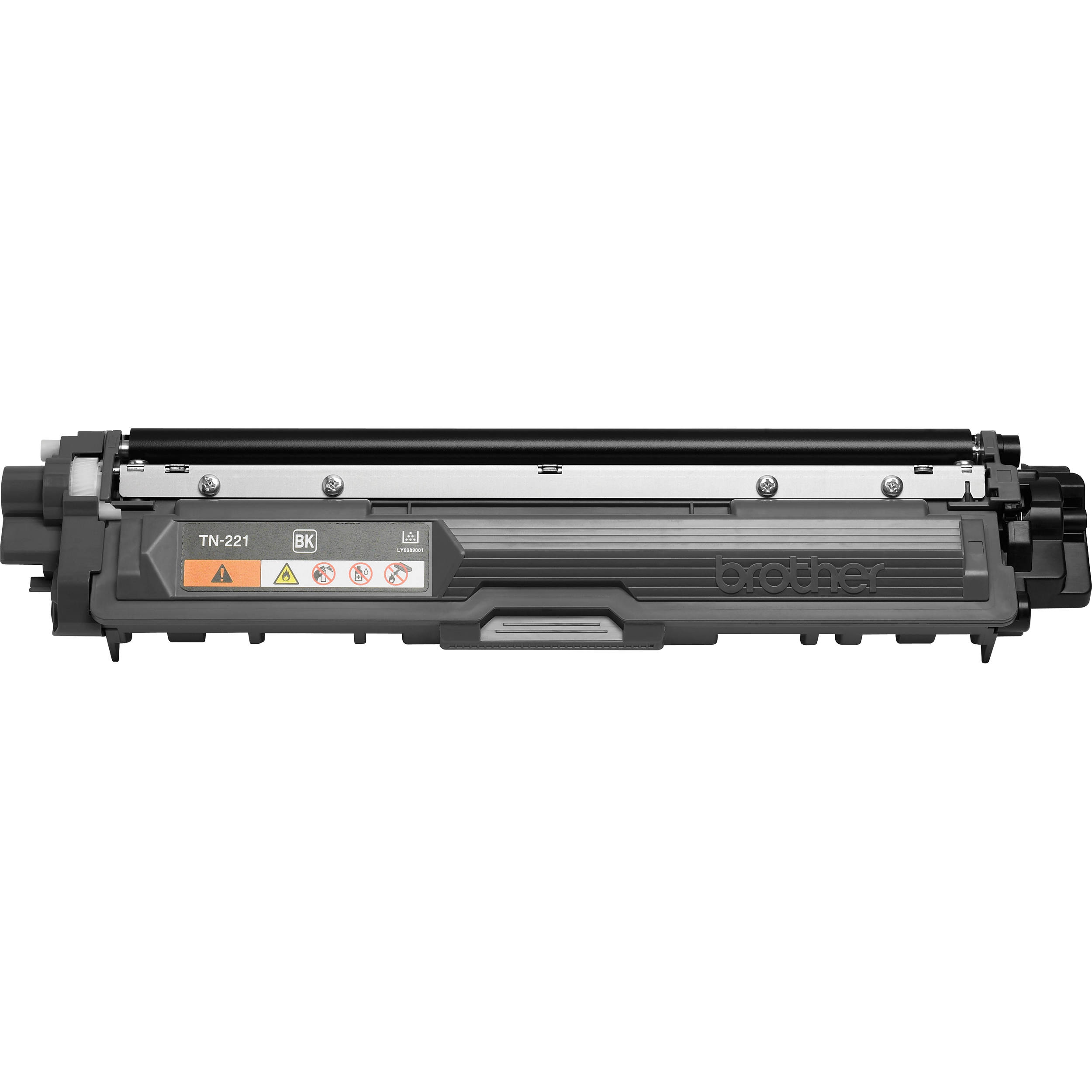 Brother TN-221BK standard yield black toner cartridge for select Brother laser printers — view 3