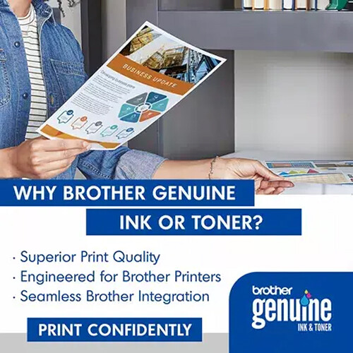 Brother TN4332PK genuine high-yield black toner cartridge twin pack for Brother laser printers — view 3