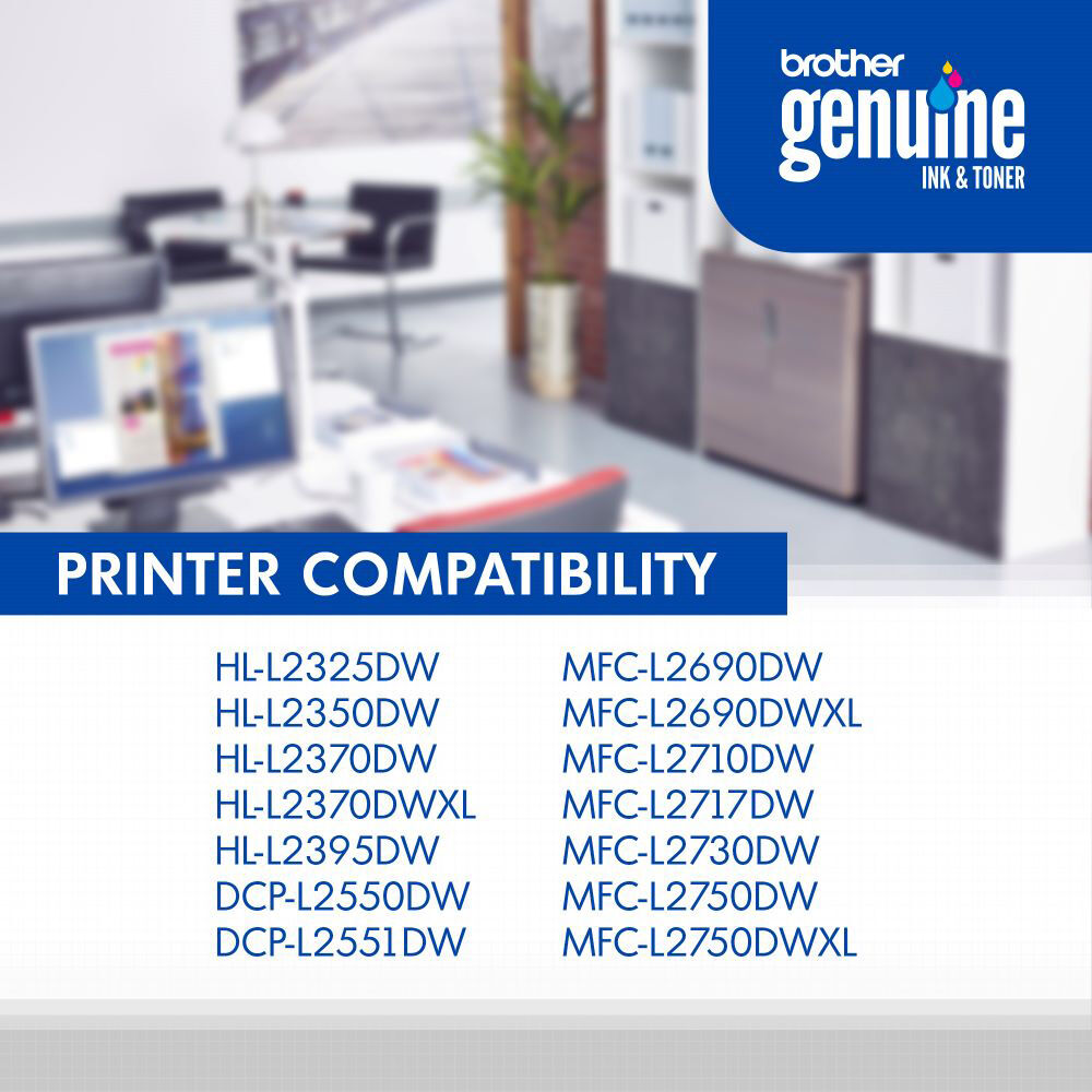 Brother TN7602PK twin pack high yield black toner cartridges for Brother laser printers — view 6
