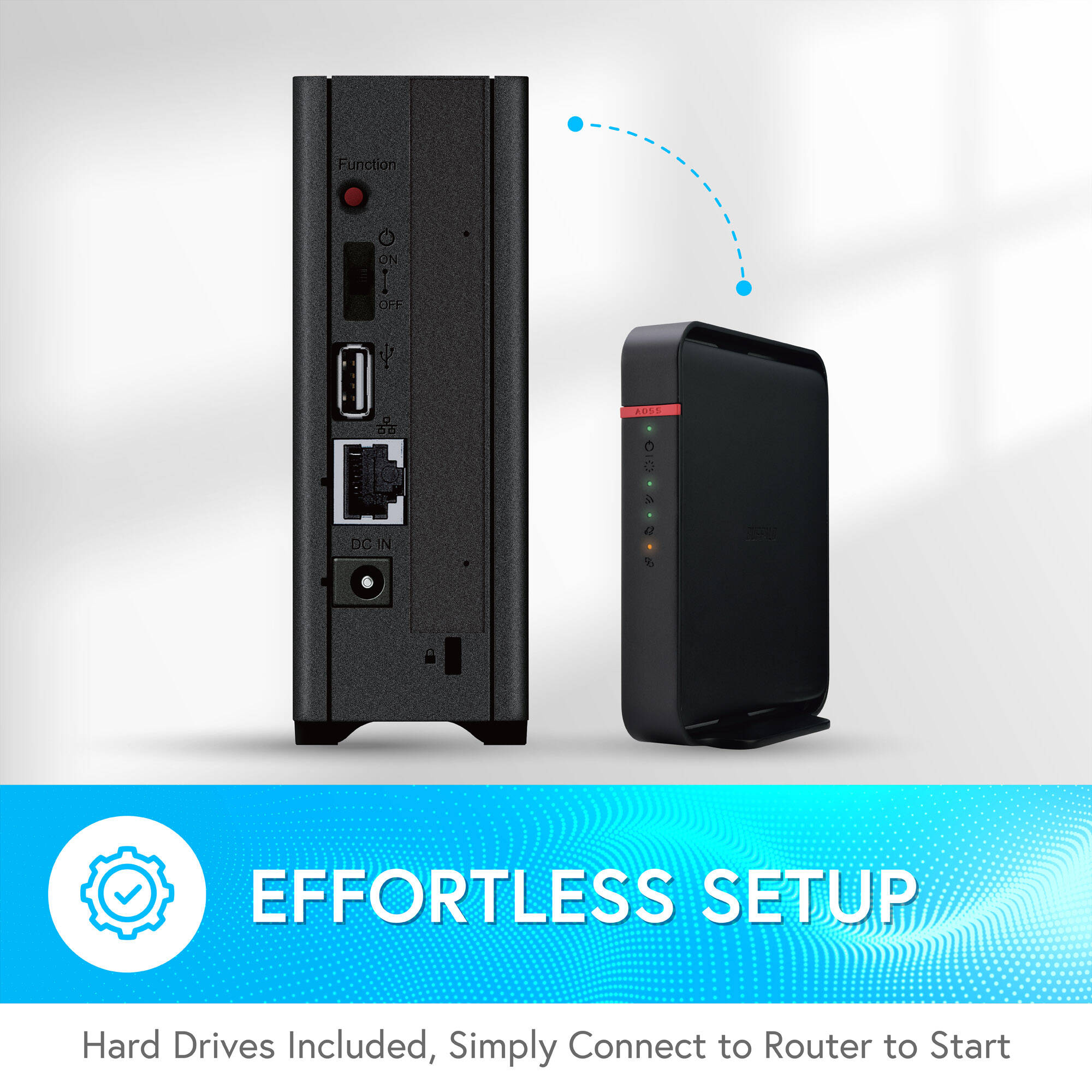 Buffalo LinkStation 210 2TB desktop NAS for personal cloud storage — view 9