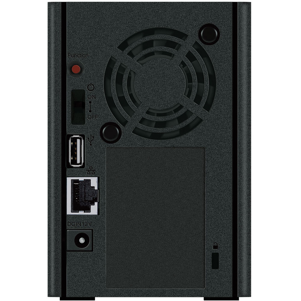 Buffalo LinkStation 220 LS220D0402 4 TB 2-bay desktop NAS storage system — view 3