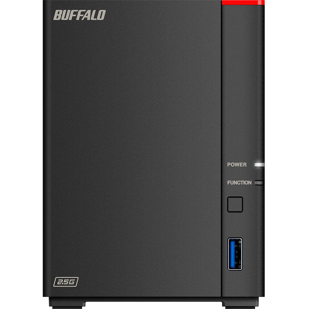 Buffalo LinkStation 720D 8TB 2-bay desktop NAS with 2.5 Gigabit Ethernet — view 3