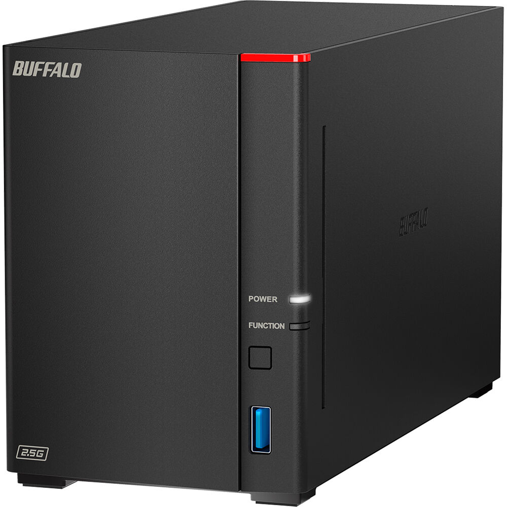 Buffalo LinkStation 720D 16TB 2-bay desktop NAS with 2.5 Gigabit Ethernet — view 4