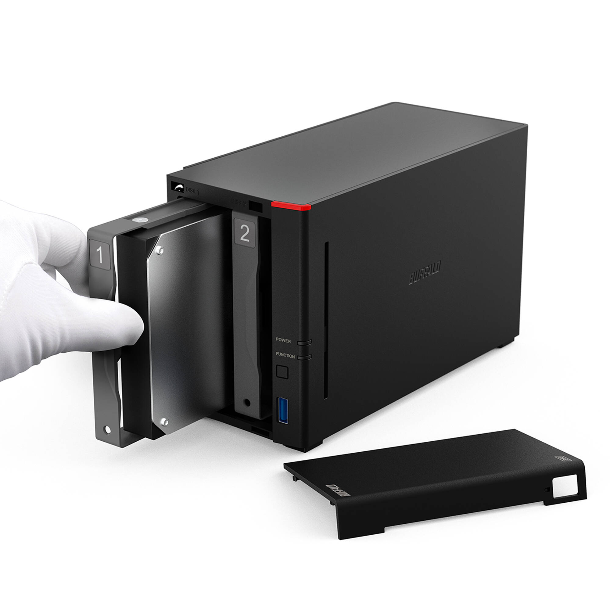 Buffalo LinkStation 720D 16TB 2-bay desktop NAS with 2.5 Gigabit Ethernet — view 5