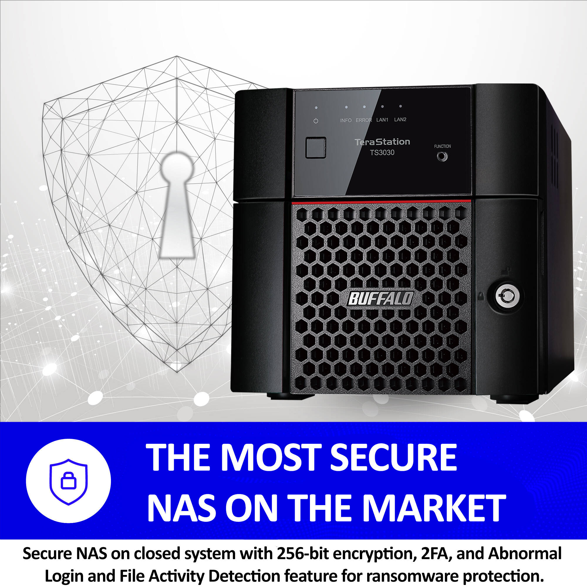Buffalo TeraStation 3230DN 4 TB 2-bay desktop NAS for small office storage — view 10