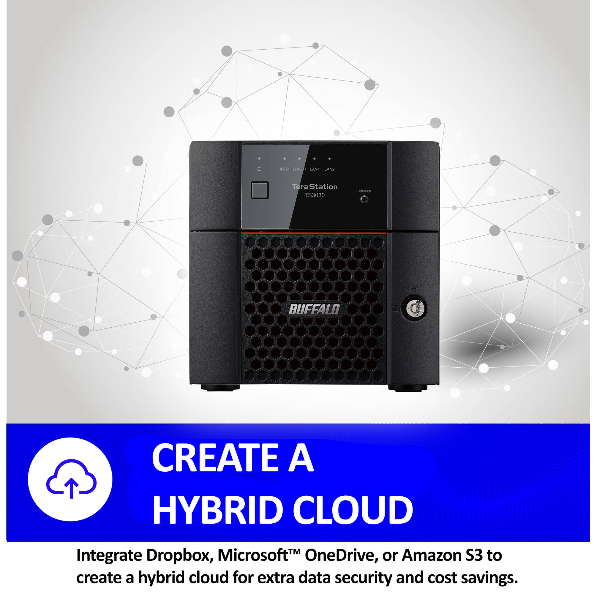 Buffalo TeraStation 3230DN 4 TB 2-bay desktop NAS for small office storage — view 6