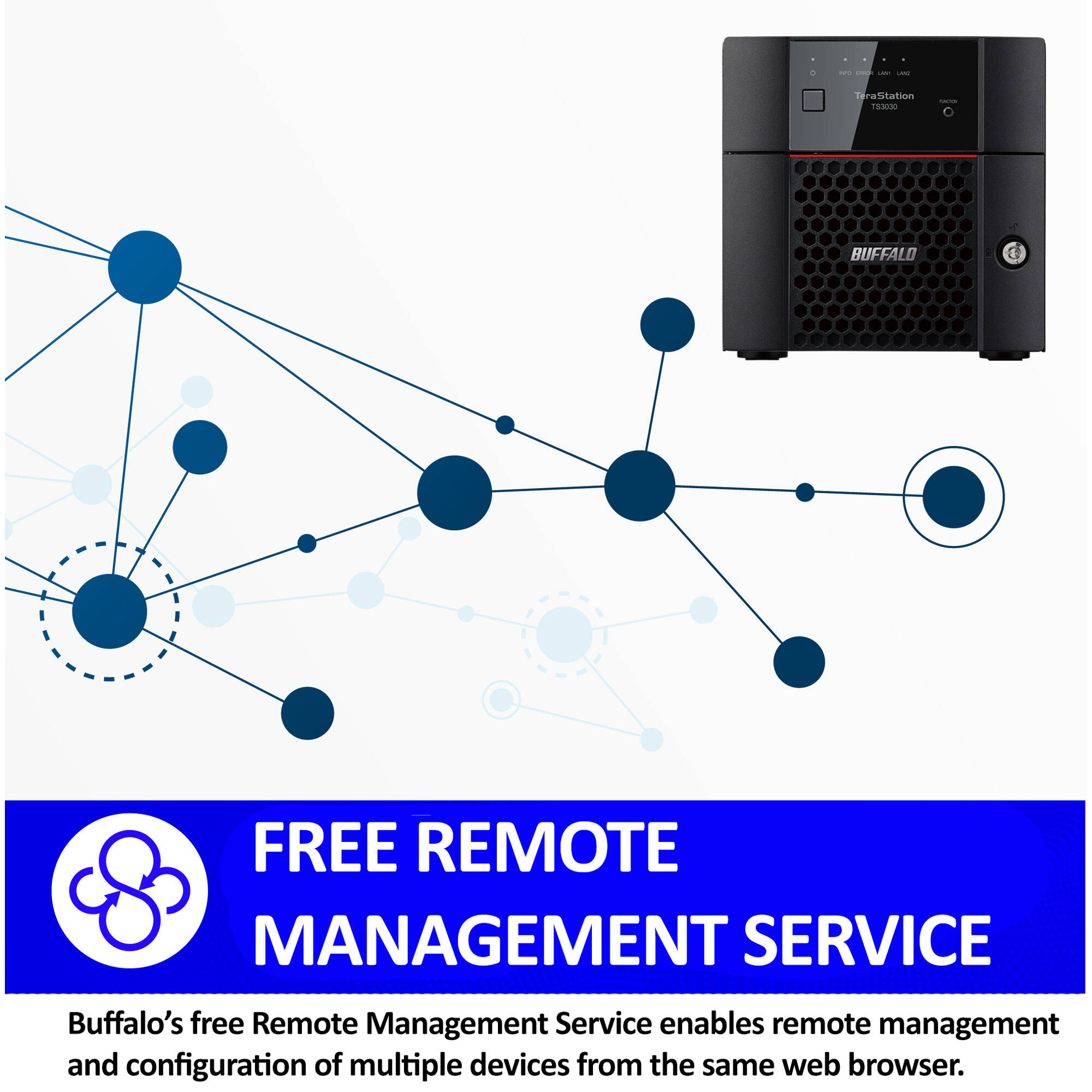 Buffalo TeraStation 3230DN 4 TB 2-bay desktop NAS for small office storage — view 9
