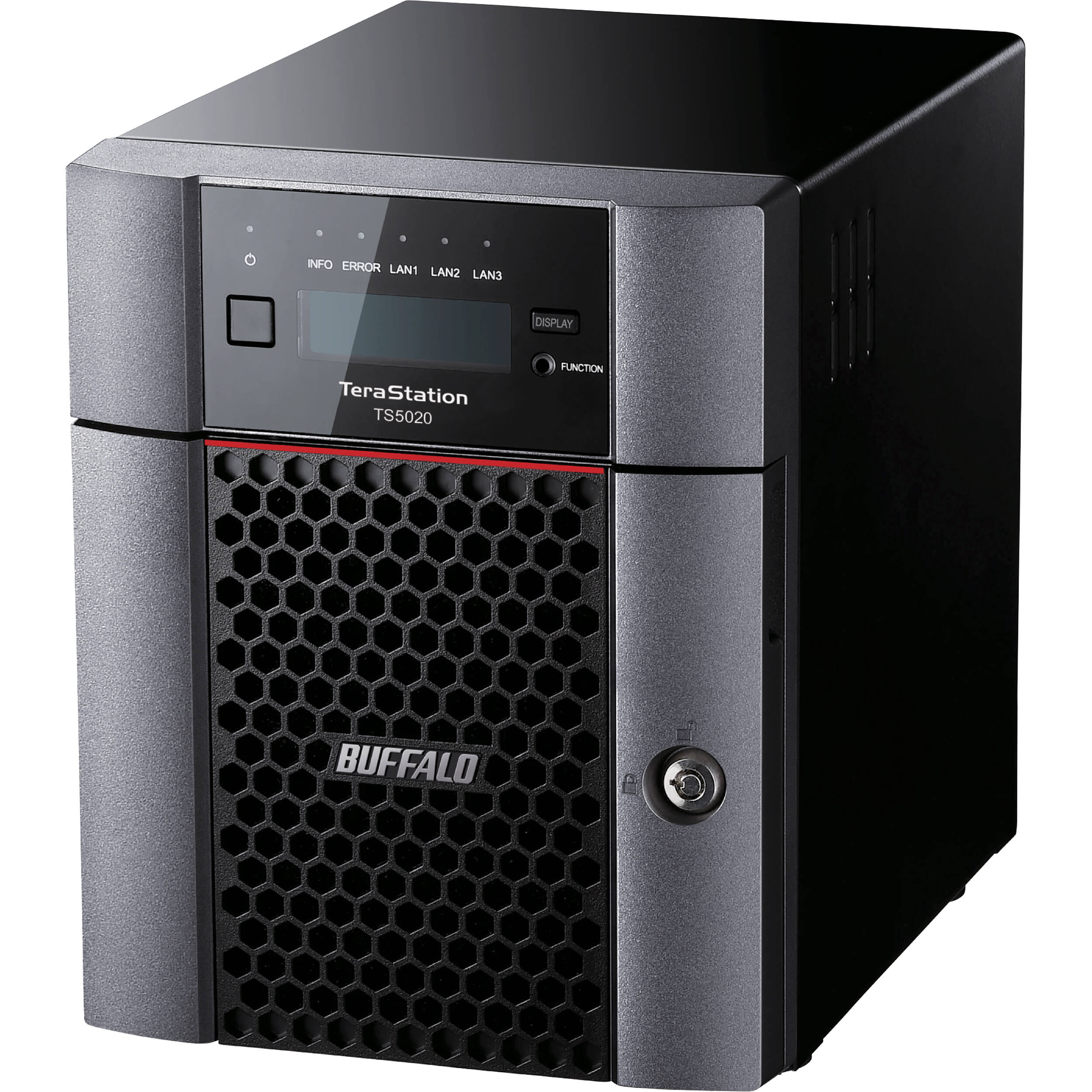 Buffalo TeraStation 5420DN 8 TB desktop NAS with dual drives and 10 GbE — view 5